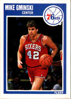 1989 Fleer Mike Gminski #116
