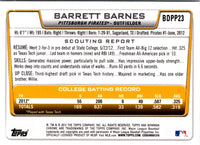 2012 Bowman Draft Picks & Prospects Chrome Barrett Barnes #BDPP23