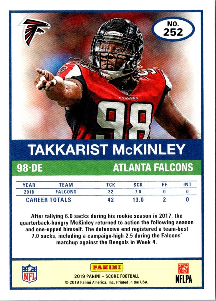 2019 Score Takkarist McKinley