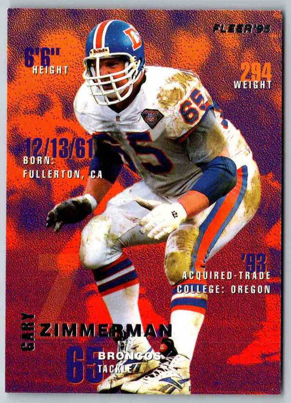 1995 Fleer Gary Zimmerman #119