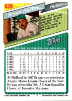 1993 Topps Gold Bryan Harvey #439