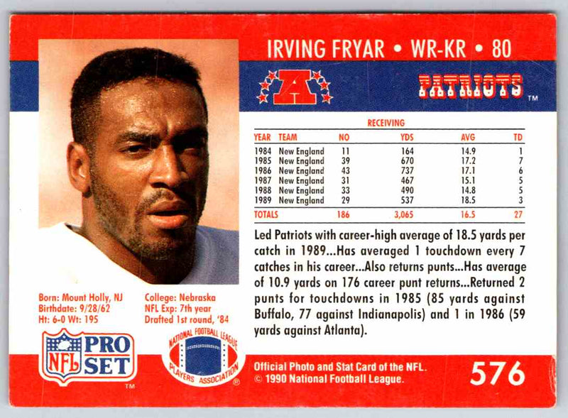 1990 Proset Irving Fryar