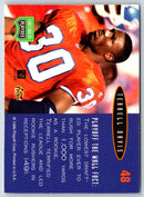 1997 Playoff Zone Prime Target Terrell Davis