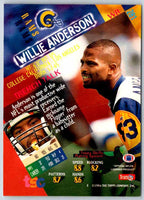 1994 Topps Stadium Club Football Willie Anderson #281