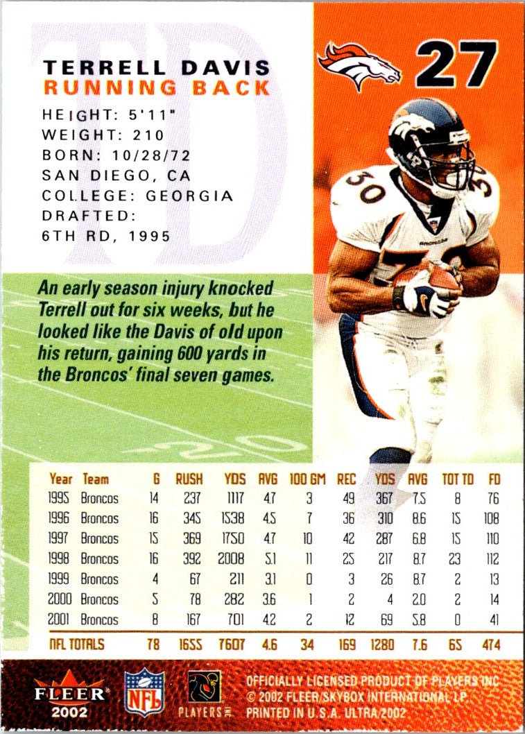 2002 Ultra Terrell Davis