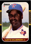 1987 Donruss Curtis Wilkerson