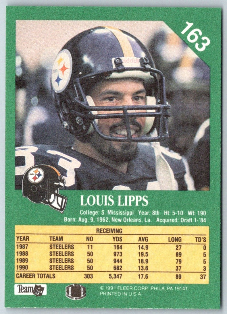 1991 Fleer Louis Lipps