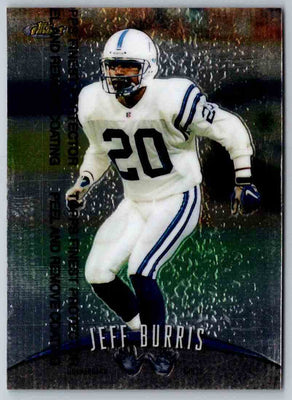 1998 Topps Finest Football Jeff Burris #161