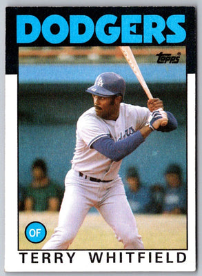 1986 Topps Terry Whitfield #318