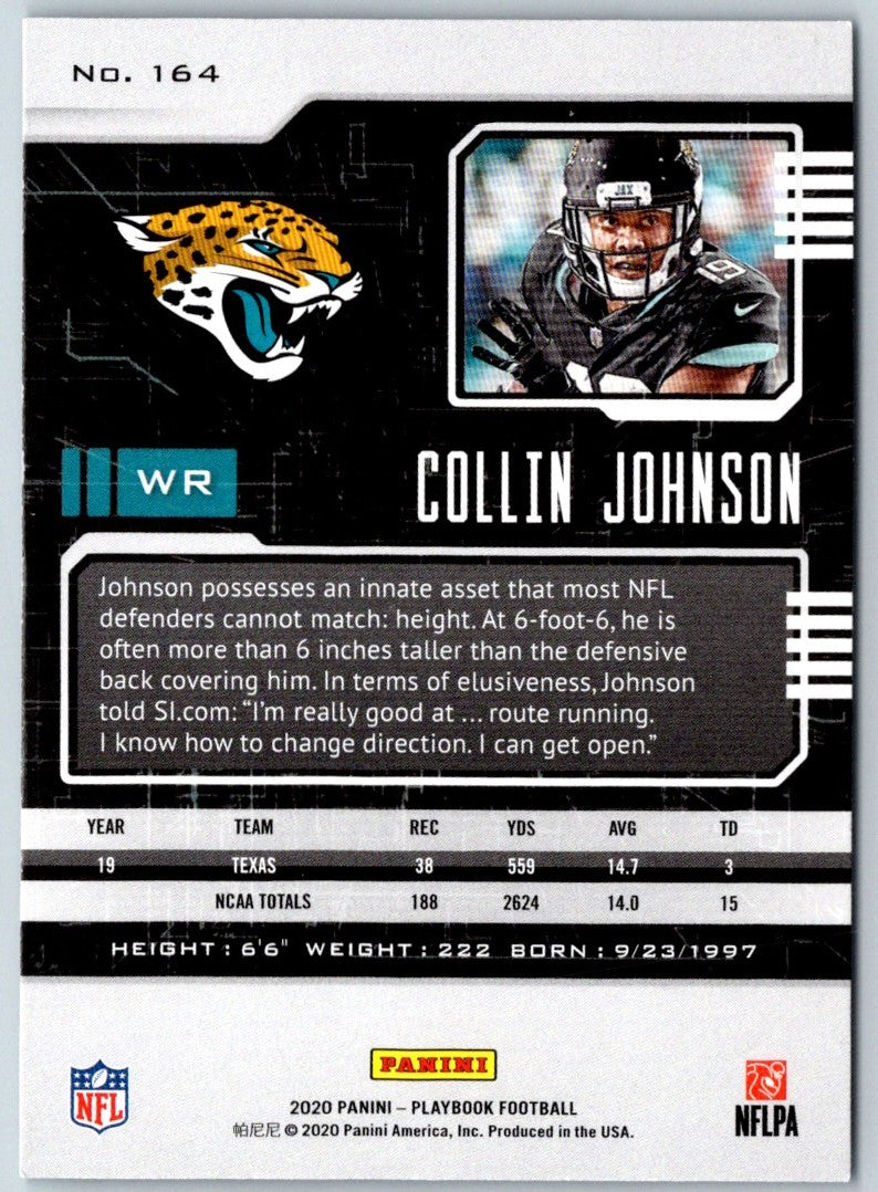 2020 Panini Absolute Collin Johnson