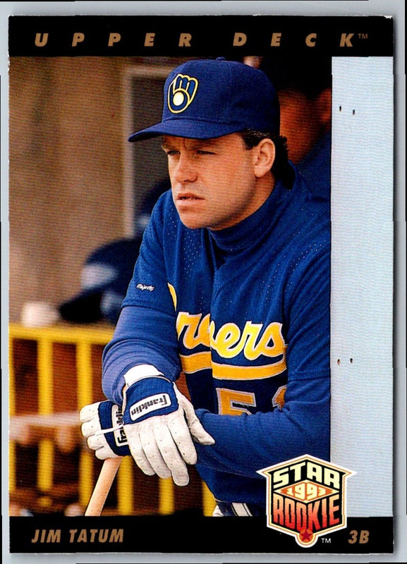 1993 Upper Deck Jim Tatum #13 Rookie