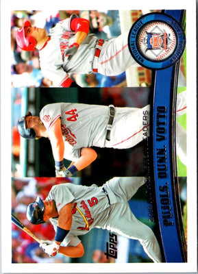 2011 Topps Albert Pujols/Adam Dunn/Joey Votto #318