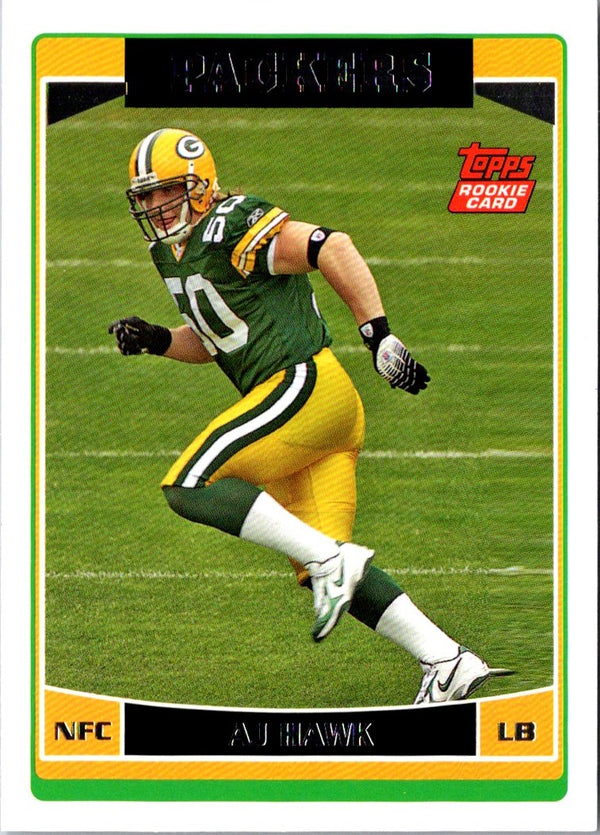 2006 Topps A.J. Hawk #360 Rookie