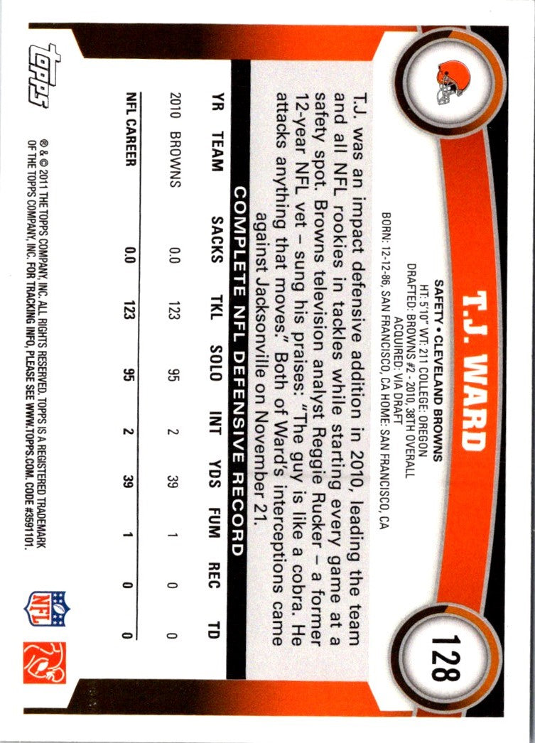 2011 Topps T.J. Ward