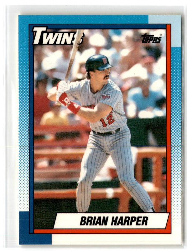1990 Topps Tiffany Brian Harper #47
