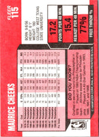 1989 Fleer Maurice Cheeks #115