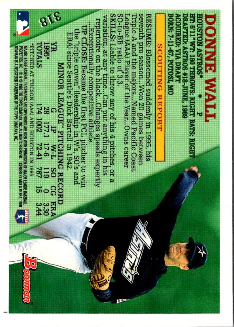 1996 Bowman Donne Wall