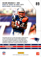 2011 Panini Certified Deion Branch #89