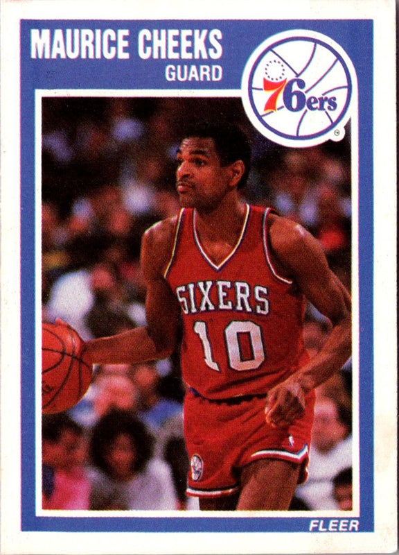 1989 Fleer Maurice Cheeks #115