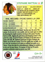 1992 O-Pee-Chee Stephane Matteau #69