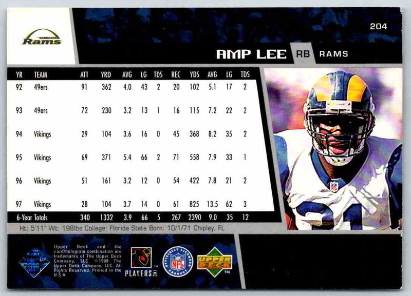 1998 Upper Deck Amp Lee