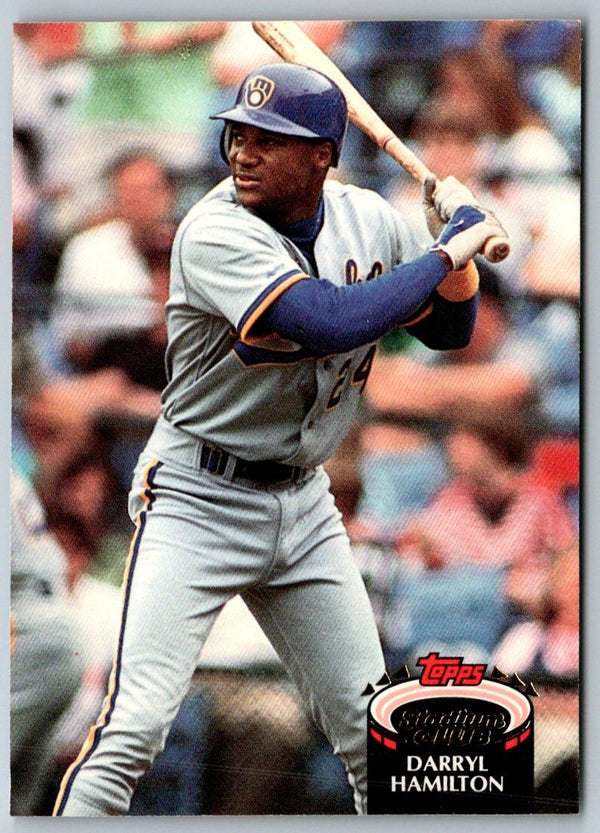 1992 Stadium Club Darryl Hamilton #253