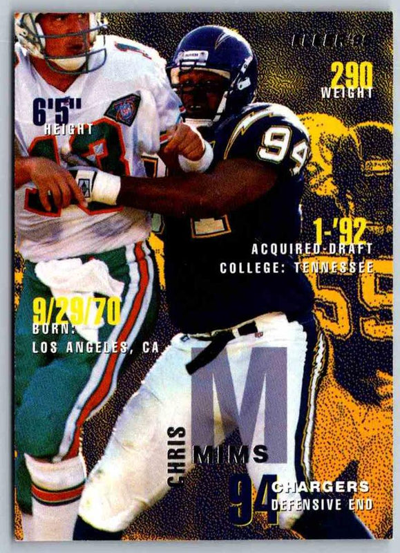 1995 Fleer Chris Mims #335