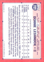 1991 Topps Traded Donnie Leshnock #72T Rookie