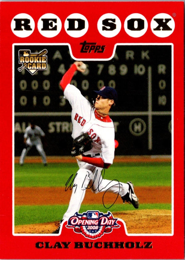 2008 Topps Opening Day Clay Buchholz #211 Rookie