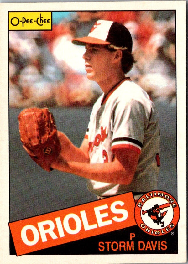 1985 O-Pee-Chee Storm Davis #73
