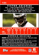 2007 Bowman Victor Abiamiri