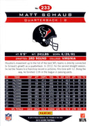 2013 Score Matt Schaub