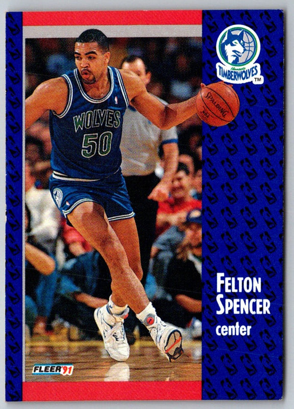 1991 Fleer Felton Spencer #127