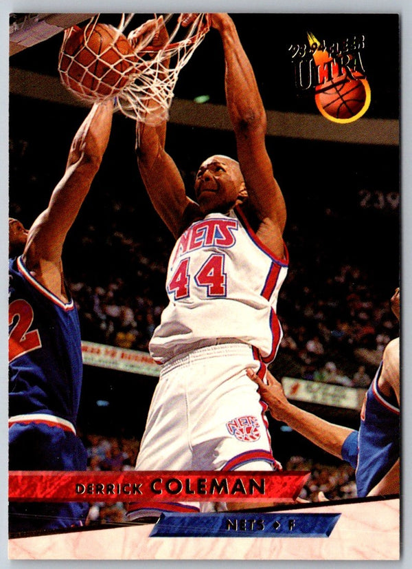 1993 Ultra Derrick Coleman #119