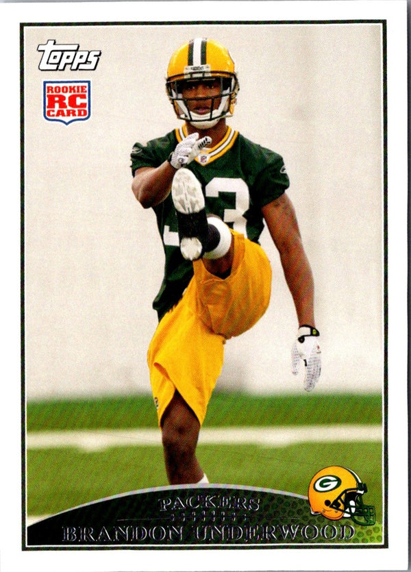 2009 Topps Brandon Underwood #344 Rookie