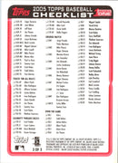2005 Topps Checklist Checklist Series 1
