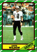 1986 Topps Dave Wilson