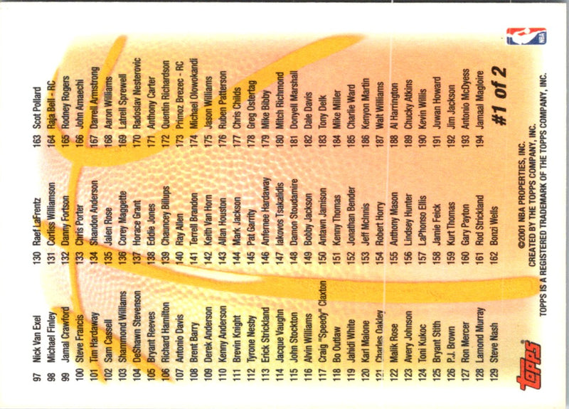 2000 Topps Heritage 1999-2000 NBA Basketball Champions CHAMP