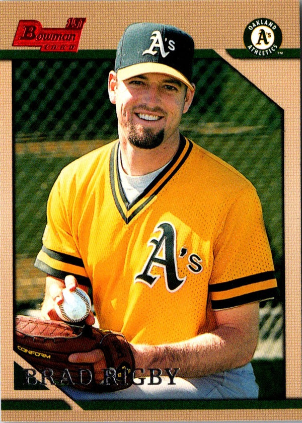 1996 Bowman Brad Rigby #321 Rookie