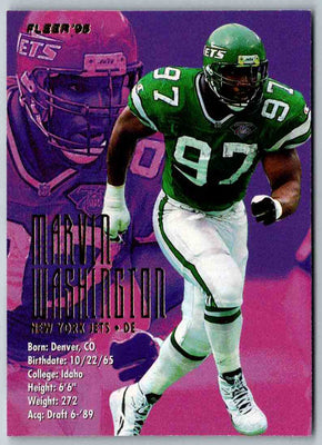 1995 Fleer Marvin Washington #298