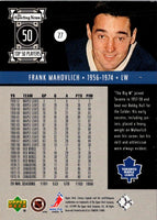 1999 Upper Deck Century Legends Frank Mahovlich #27