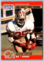 1990 Proset Dexter Carter #693