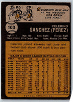1973 Topps Celerino Sanchez #103 Rookie