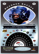 1997 Pinnacle Certified NFL Shannon Sharpe