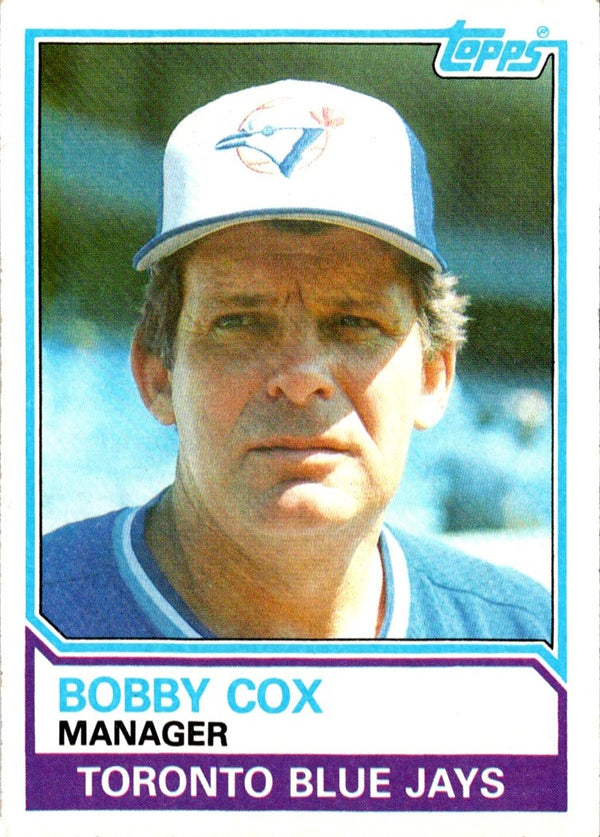 1983 Topps Bobby Cox #606