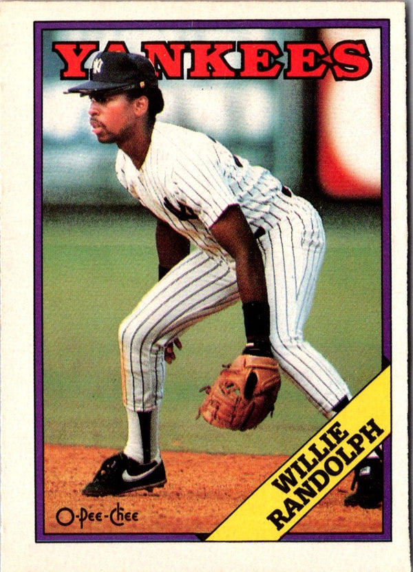 1988 O-Pee-Chee Willie Randolph #210