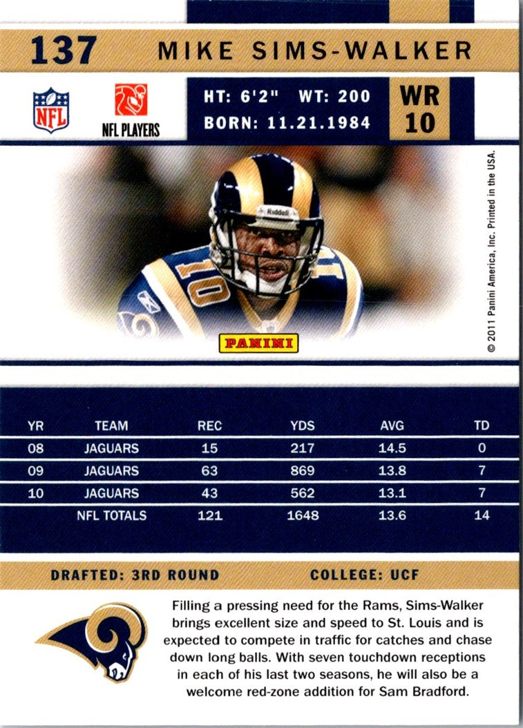 2011 Score Mike Sims-Walker