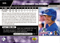 1999 Upper Deck Danny Klassen #305