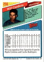 1993 Topps Gold Wil Cordero #256