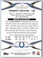 1991 Bowman BestFootball Robert Mathis #72